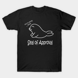 Seal of Approval White T-Shirt